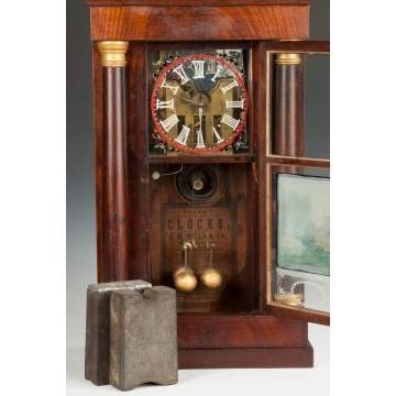 Crane's Patent Mfg. by J.R. Mills & Co., Rotary Ball Clock