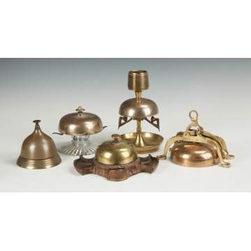 Group of Victorian Brass Bells
