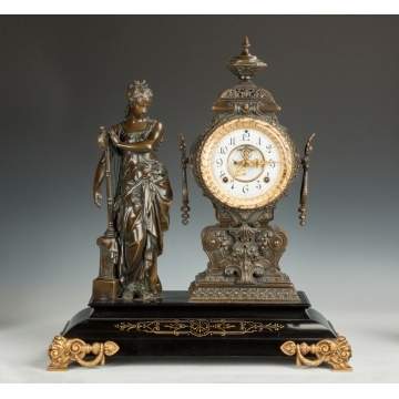 Ansonia "Music" Figural Clock