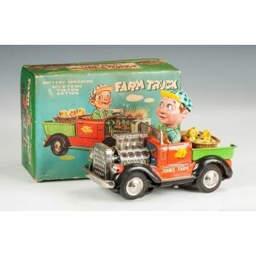 Vintage Japan Toy Battery Operated Farm Truck