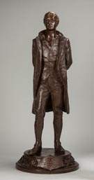 Bronze Sculpture of the Patriot Nathan Hale