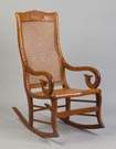 Tiger Maple Rocking Chair
