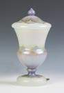 Rare Decorated Steuben Verre De Soie Boudoir Lamp