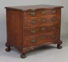 New England Chippendale Oxbow Diminutive Chest