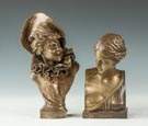 Two Bronze Busts