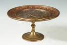 Bronze Mixed Metal & Painted Compote