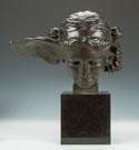 G. Nisini (Italian) Head of Mercury Bronze Sculpture 