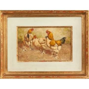 Painting of Chickens