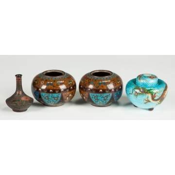 Japanese Vase, Jars & Censor