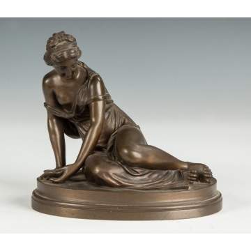 Spelter Statue of a Young Boy