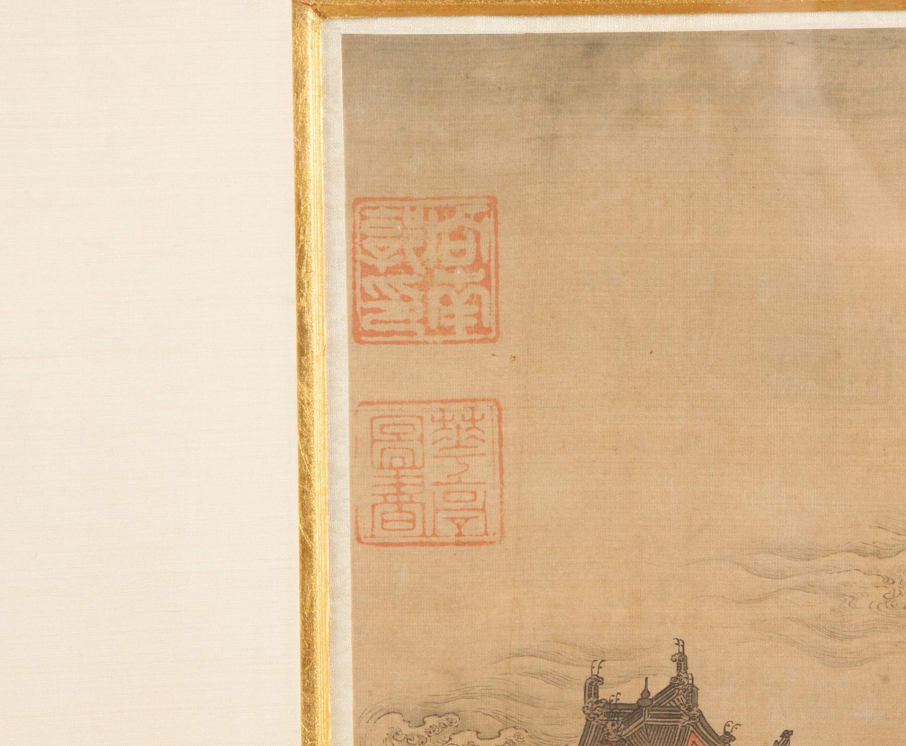 Asian Print on Silk