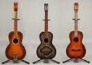 Three Regal Parlor Guitars
