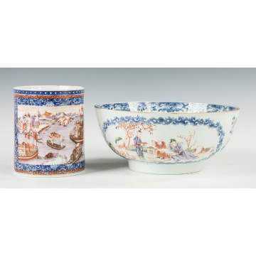 Chinese Export Mug & Bowl