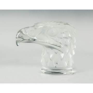 Lalique Frosted Eagle Head
