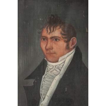 Ammi Phillips (American, 1788-1865) Portrait of a Gentleman
