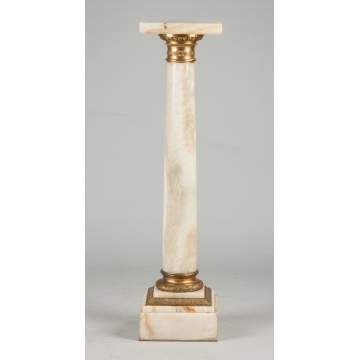 Onyx Pedestal with Gilt Bronze Mounts