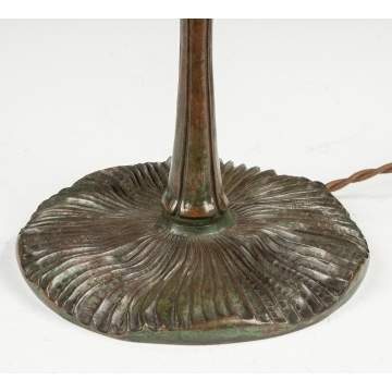 Tiffany Studios Patinaed Bronze Mushroom Lamp Base