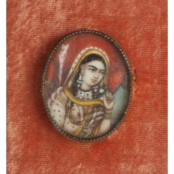 Miniature Watercolors of Indian Royalty