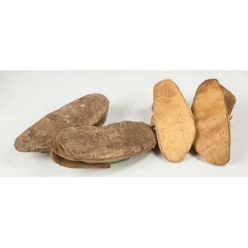 Two Pair of Moccasins