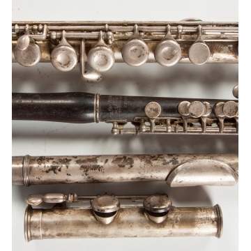 The Haynes Piccolo Co., Boston, Silver & Rosewood Flute