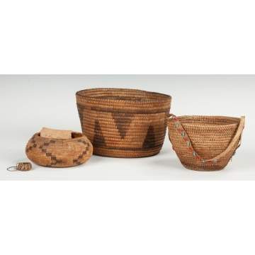 Group of Native American Baskets