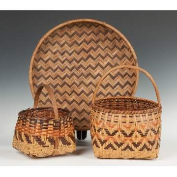 Group of Woven Native American Items