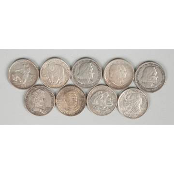 Group of Thirteen  Commemorative Coins