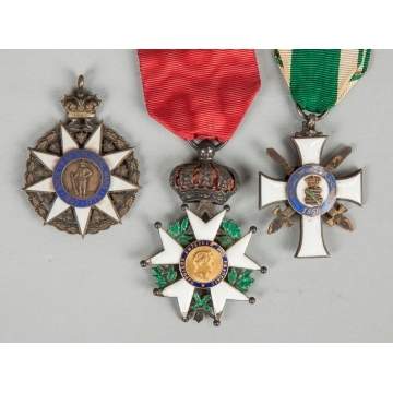 Group of Three Medals