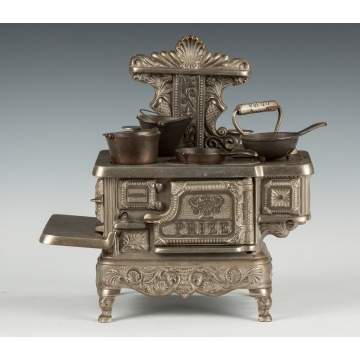 Prize Nickel Plated Cast Iron Kitchen Stove
