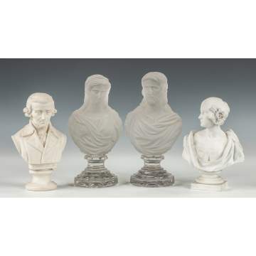 Bisque & Baccarat Busts
