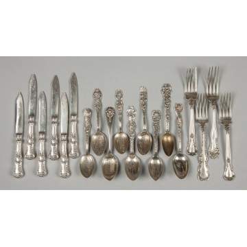Group of Various Sterling Silver Flatware & Serving Pieces