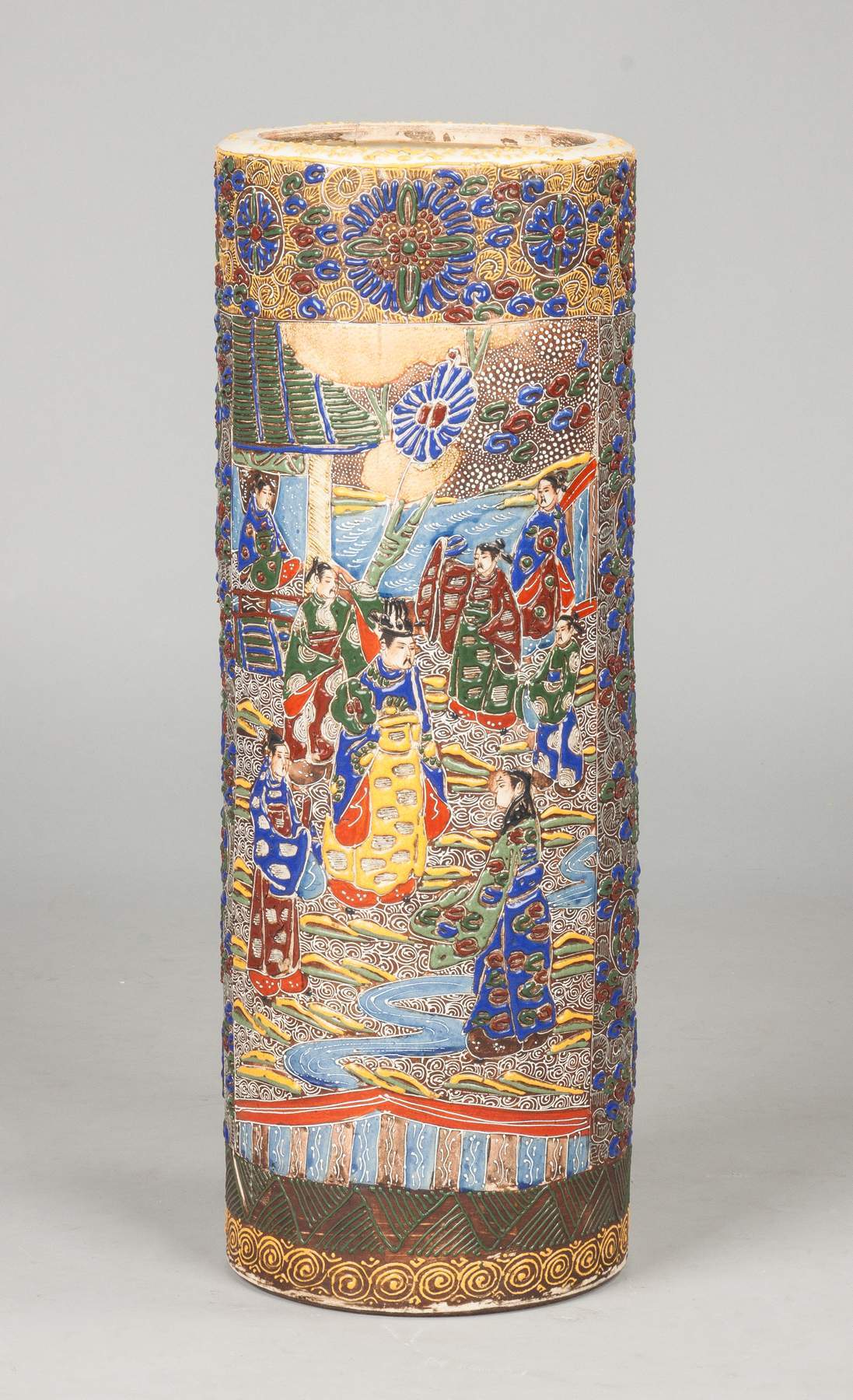Satsuma Umbrella Stand Cottone Auctions truly Satsuma Umbrella Stand