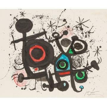 Attr. to Joan Miro (Spanish, 1893-1983) Untitled