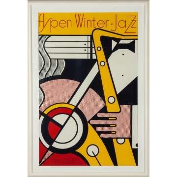 Roy Lichtenstein (American, 1923-1997) "Aspen Winter Jazz" (C. 44)