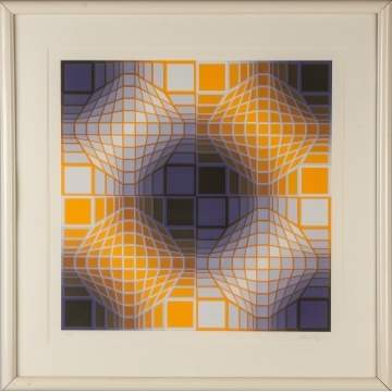 Victor Vasarely (French/Hungarian, 1906-1997) Lithograph