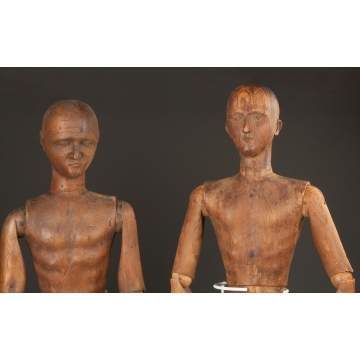 Carved and Jointed Artist Models