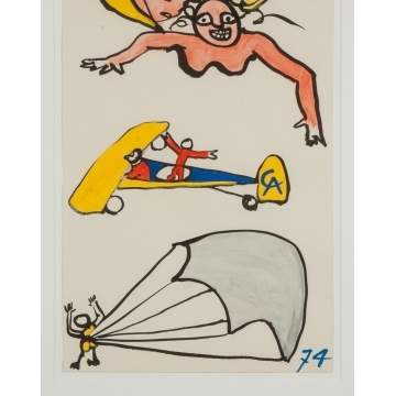 Alexander Calder (American, 1898-1976) "Looping"