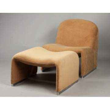 Mid 20th Century Chair & Ottoman