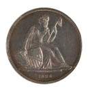 1836 J-60 Gobrecht One Dollar Silver Coin