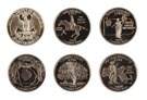 1964 Twenty Five Cent & Five 1999-S Twenty Five Cent Coins