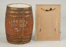 Diminutive Liberty Root Beer Oak Barrel, 5 Cent 