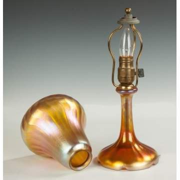 Gold Iridescent Lamp