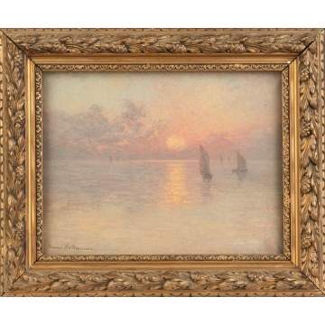 Jeanne Kollbrunner, Painting of a Sunset scene