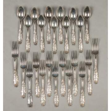 Gorham Sterling Silver Forks & Spoons - Luxembourg Pattern