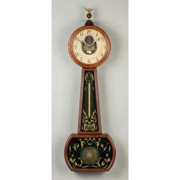 Rare J.A. Hardy Large Banjo Clock