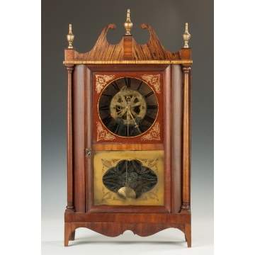 Joseph Ives Wagon Spring Shelf Clock