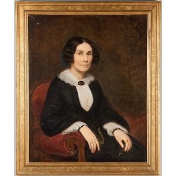 Portrait of a Seated Lady with Reading Glasses