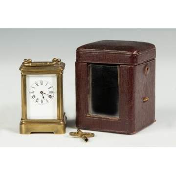 Miniature French Carriage Clock, Henri Jacot
