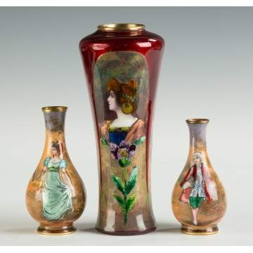 Enameled Vases