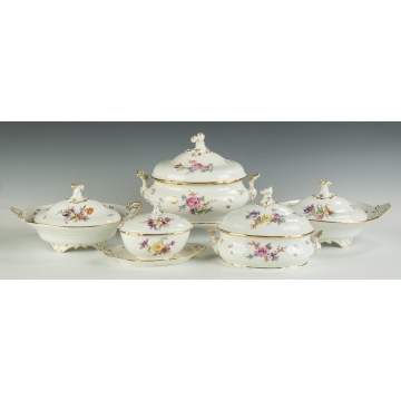 Meissen Serving Pieces and Tableware
